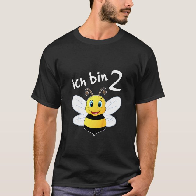 T-shirt Enfants Ich Bin Schon 2 Jahre Alt Hummel 2e annive (Devant)