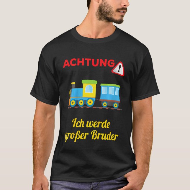 T-shirt Enfants Ich Werde Große Bruder Nachwuchs Naissance (Devant)