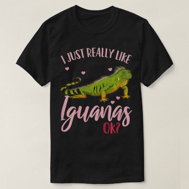 T-shirt Enfants Iguana Lizard Reptile (Design devant)