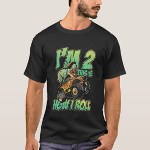 T-shirt Enfants I'm 2 Voici comment je roule Monster Truck