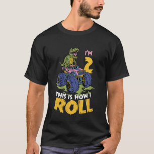 T-shirt Enfants I'm 2 Voici comment je roule Monster Truck