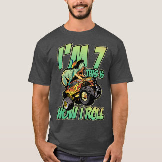 T-shirt Enfants I'm 7 Voici comment je roule Monster Truck