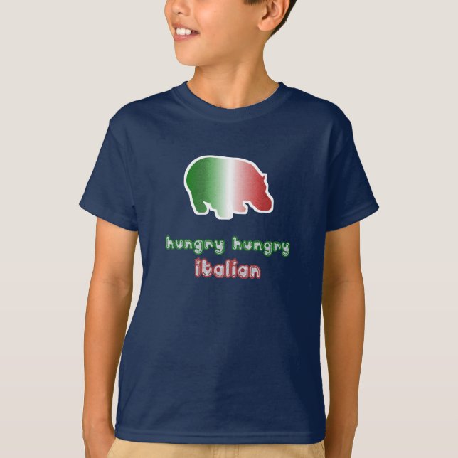 T-Shirt Enfants Italiens Affamés (Devant)