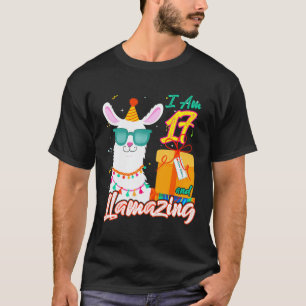 T-shirt Enfants, j'ai 17 ans et Lama Incroyable Lama 17e B