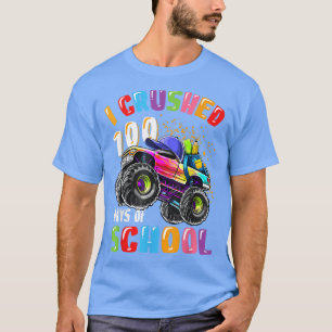 T-shirt Enfants J'Ai Écrasé 100 Jours De Chemises Scolaire