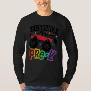 T-shirt Enfants J'ai écrasé Pré K Monster Camion Cap Gradu