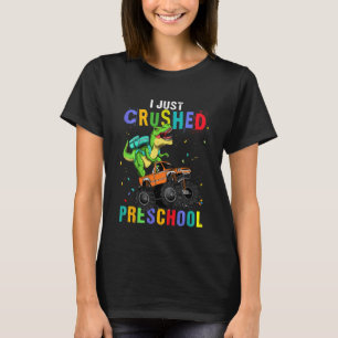 T-shirt Enfants J'Ai Juste Écrasé Le Dinosaure Du Préscola