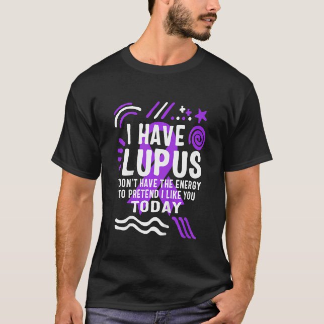 T-shirt Enfants J'Ai Lupus Sensibilisation Mois Fort Warri (Devant)