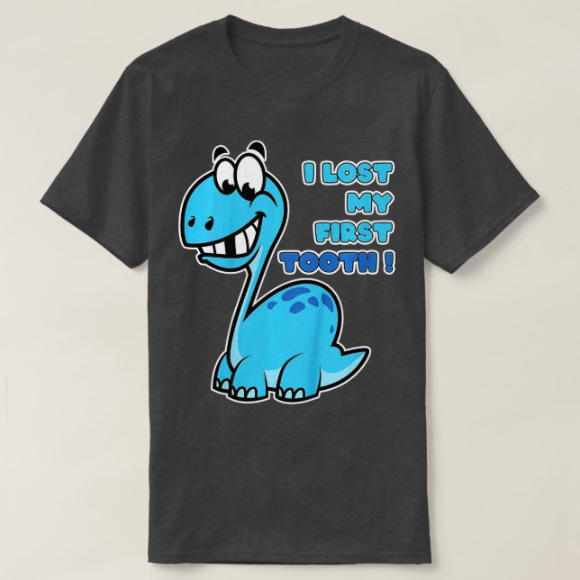 T-shirt Enfants J'Ai Perdu Mes Premières Dinosaures Douces (Design devant)