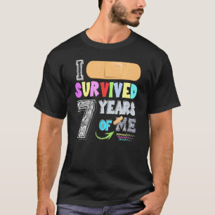 T-shirt Enfants J'Ai Survécu 7 Ans De Moi Scraps Et Bruise