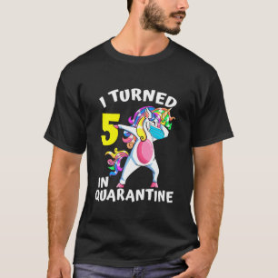 T-shirt Enfants J'Ai Tourné 5 En Quarantaine Dabbing Unico