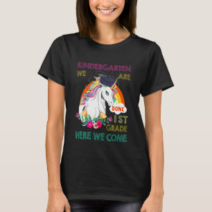 T-shirt Enfants jardin d'enfants Graduation colorée Unicor