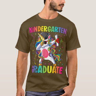 T-shirt Enfants jardin d'enfants Graduation Dab Dabbing Un