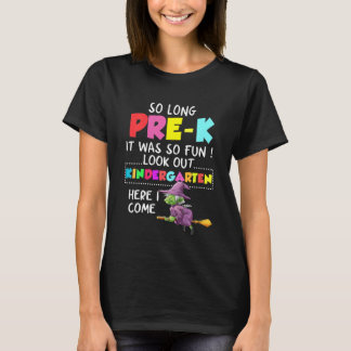 T-shirt Enfants Jardin D'Enfants Ici Je Viens Graduation D