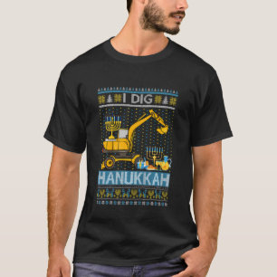 T-shirt Enfants Je Creuse Hanoukka Happy Chanukah Juif Bab