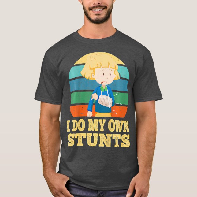 T-shirt Enfants Je Fais Mes Propres Têtes Blessures Bras B (Devant)