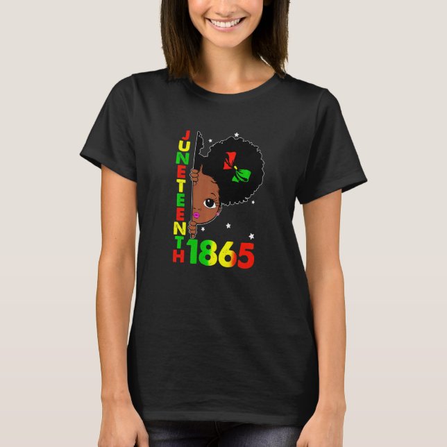T-shirt Enfants Je Suis Noir Histoire Filles Petit Melanin (Devant)