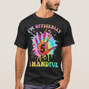 T-shirt Enfants Je suis officiellement une poignée 5ème fê