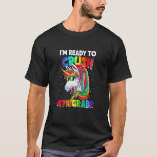 T-shirt Enfants Je suis prêt à écraser 4e année de retour