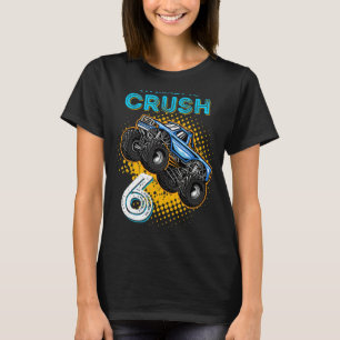 T-shirt Enfants Je suis prêt à écraser 6 Monster Truck 6an