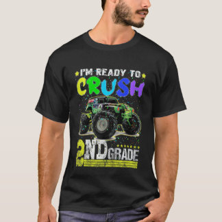 T-shirt Enfants Je suis prêt à écraser Camion Monster de 2