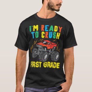 T-shirt Enfants Je suis prêt à écraser Camion Monster de p