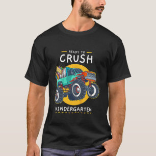 T-shirt Enfants Je suis prêt à écraser la maternelle Monst