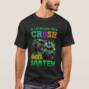 T-shirt Enfants Je suis prêt à écraser la maternelle Monst