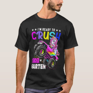T-shirt Enfants Je suis prêt à écraser la maternelle Monst