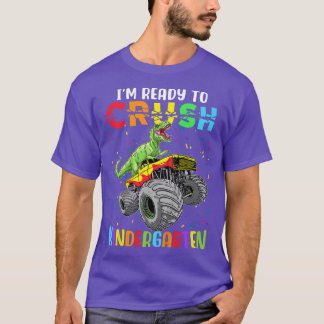 T-shirt Enfants Je suis prêt à écraser la maternelle Monst