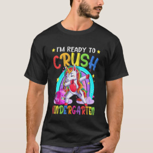 T-shirt Enfants Je suis prêt à écraser la maternelle Unico