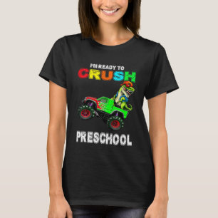 T-shirt Enfants Je suis prêt à écraser Preschool Monster T