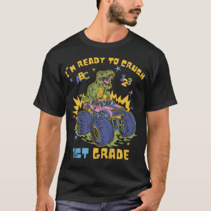 T-shirt Enfants Je suis prêt à écraser un camion Dinosaure