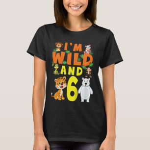 T-shirt Enfants Je suis sauvage et un Safari Zoo Animal Th