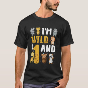 T-shirt Enfants Je suis sauvage et un Safari Zoo Animal Th