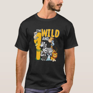 T-shirt Enfants Je suis sauvage et un Safari Zoo Animal Th