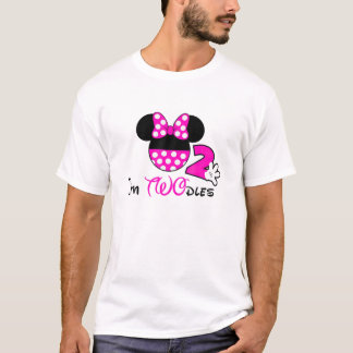 T-shirt Enfants Je suis Twodles, 2e fête d'anniversaire, 2
