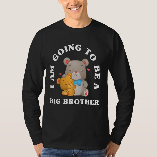 T-shirt Enfants Je vais être un Big Brother Bears Future B (Devant)