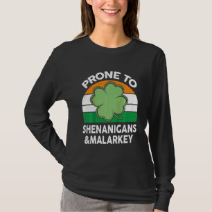 T-shirt Enfants Jour de la Saint Patrick Drôle Prone Aux S