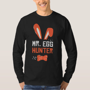 T-shirt Enfants Joyeux Pâques M. Egg Hunter Toddler Et Gar
