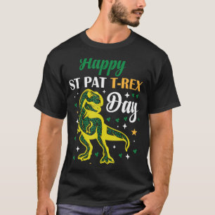 T-shirt Enfants Joyeux St Pat Trex Jour Dino Jour de la Sa