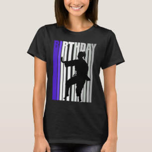 T-shirt Enfants Karate Anniversaire Étincelles Femmes Bleu