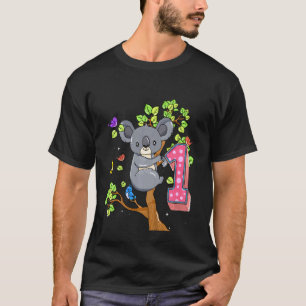 T-shirt Enfants Koala Ours 1er anniversaire Fille 1 an Nai