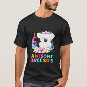 T-shirt Enfants Koala Ours 6 Ans Anniversaire Tenue Pour G