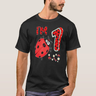 T-shirt Enfants Ladybug 1 an 1er anniversaire fille famill