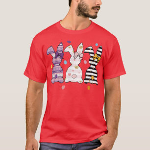 T-shirt Enfants Leopard Cheetah Plaid Lapin Lapin Lapin Am