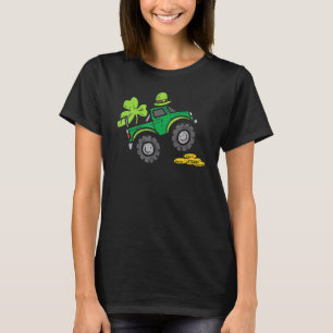 T-shirt Enfants Leprechaun Monster Camion Shamrock St Patr