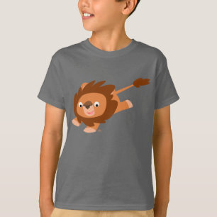 T-shirt Enfants Lion Cartoon Vivant