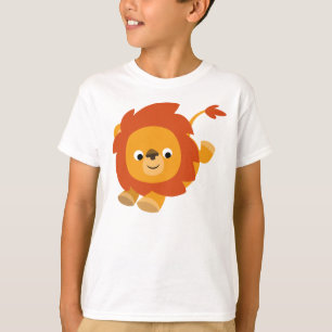 T-shirt Enfants Lion Perky Cartoon Cute