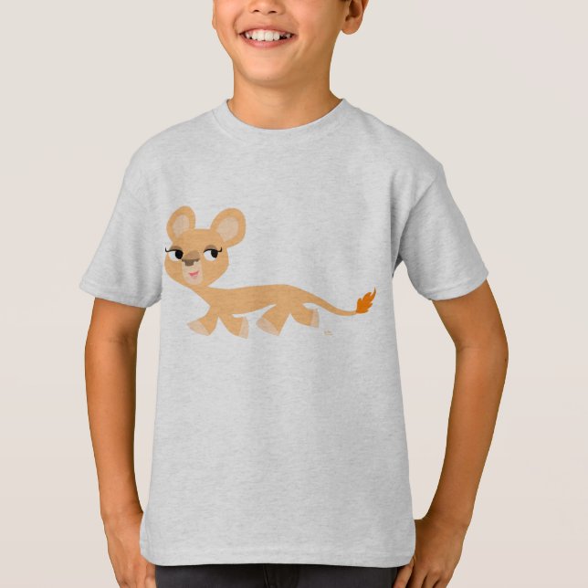 T-shirt Enfants Lioness Cartoon cool (Devant)